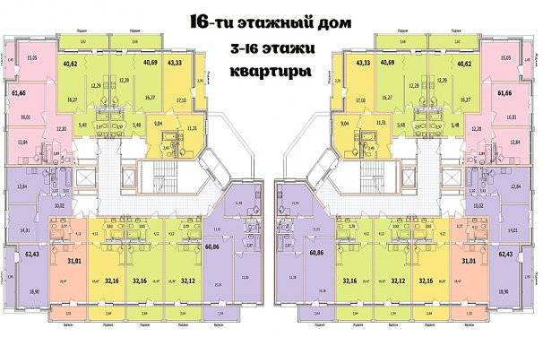 Plans ЖК «Березовый парк»