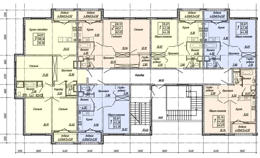 Plans ЖК «Италия»