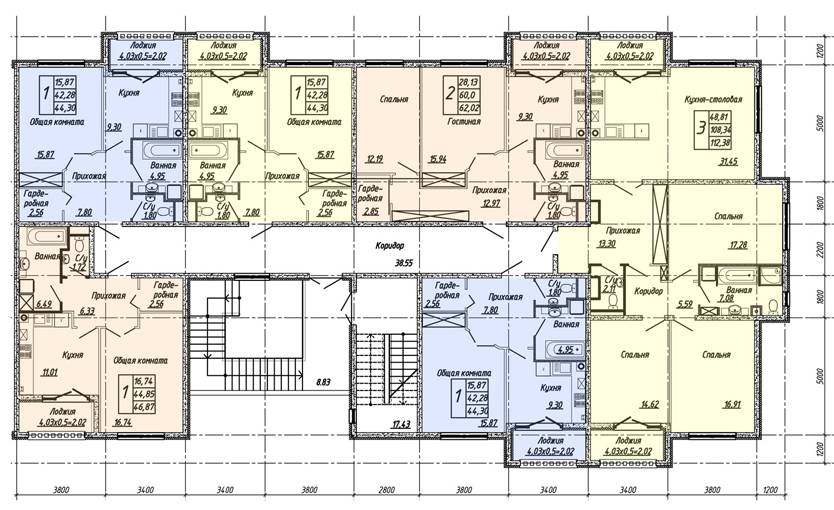 Plans ЖК «Италия»