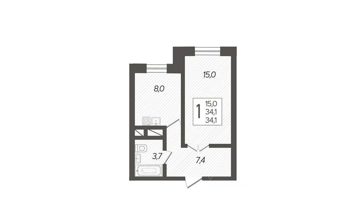 Plans ЖК «Зеленодар»