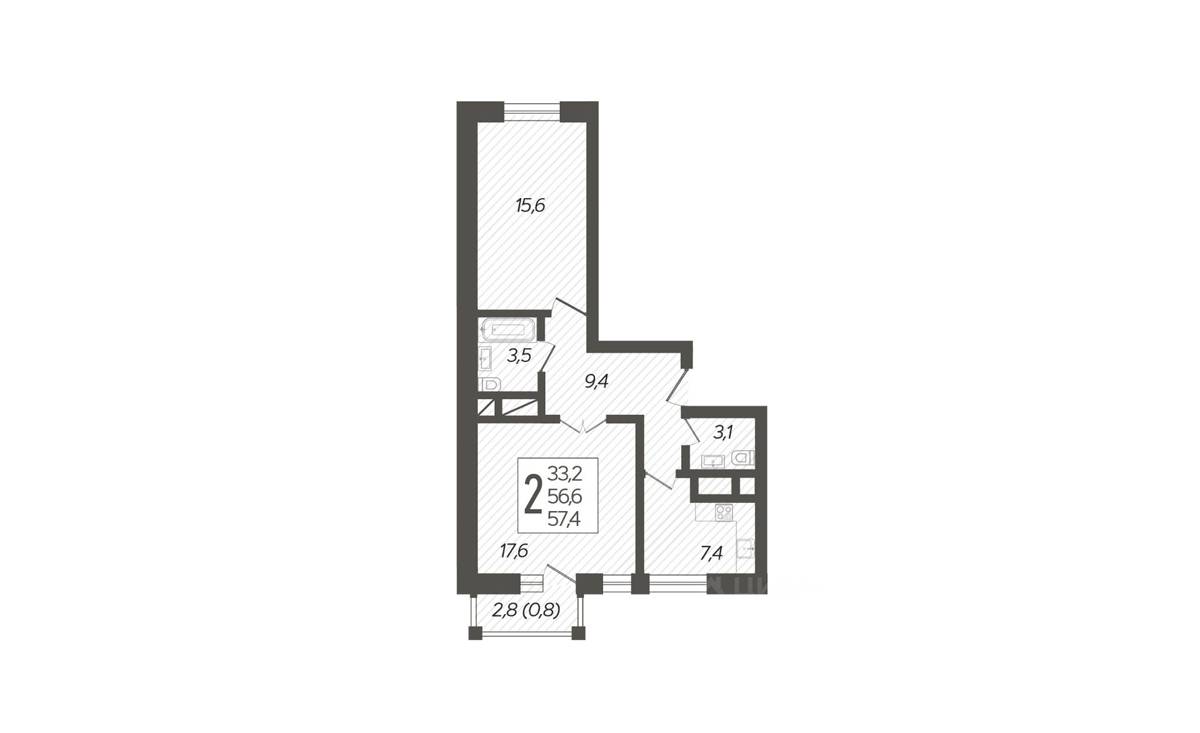 Plans ЖК «Зеленодар»