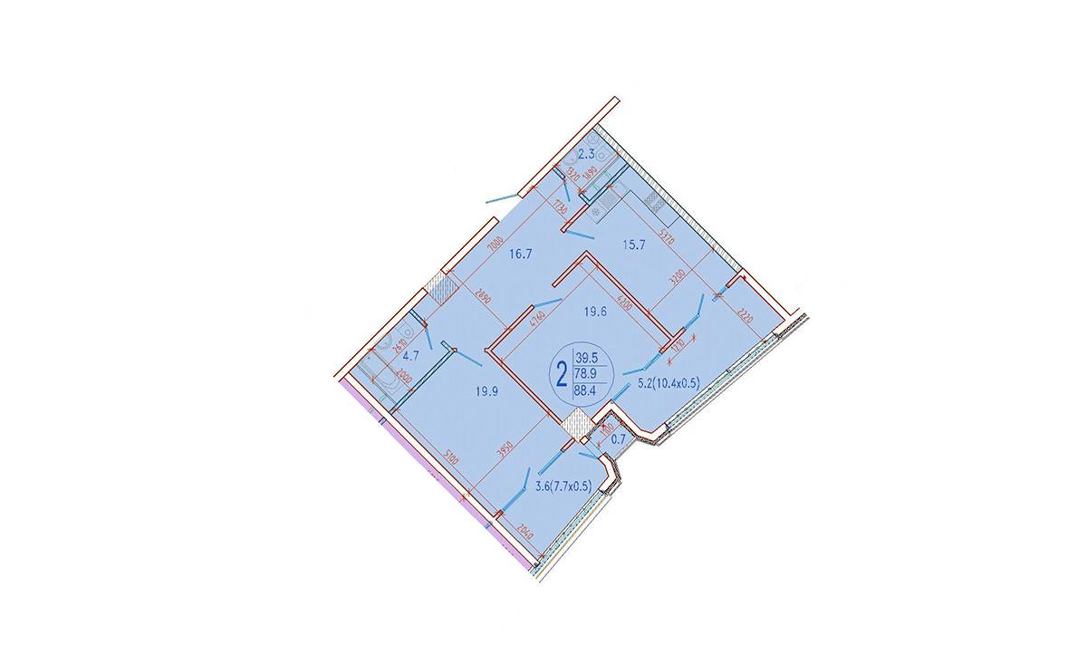 Plans ЖК «Development Plaza»