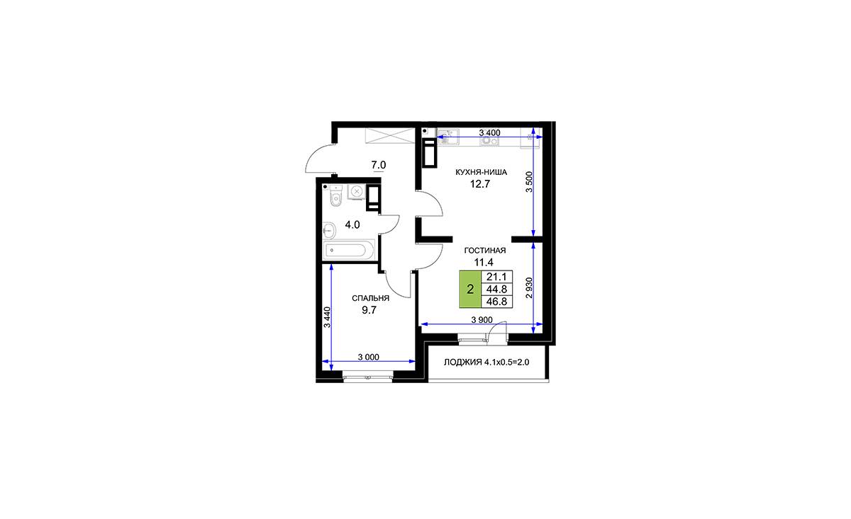 Plans ЖК «Ракурс»