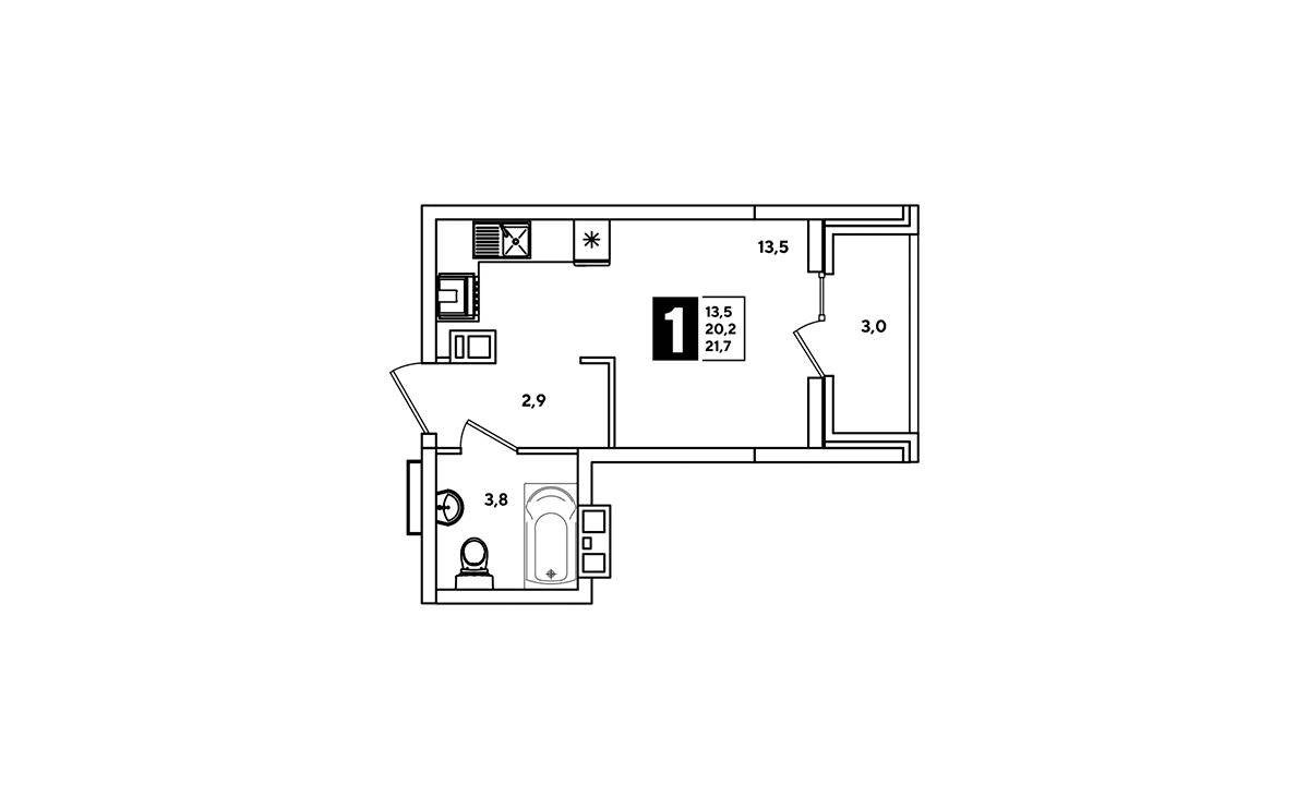 Plans ЖК «Самолёт»
